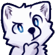Emoji wolf_think