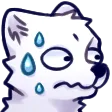 Emoji wolfscared