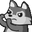Emoji Wolf_Fight