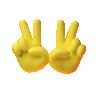 Emoji giphypeacedouble