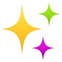 Emoji scintillement