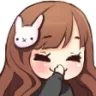 Emoji B_AnimeGirlHihi