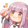 Emoji B_AnimeGirlNice