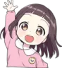 Emoji B_AnimeGirlWave