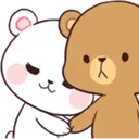 Emoji hug_couple32