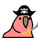 Emoji pirateParrot