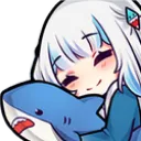 Emoji cuddle_shark