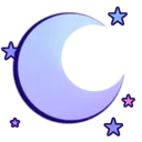 Emoji moon