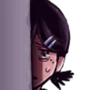 Emoji scaredpeek