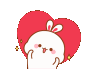 Emoji CRDBunnyHeartLove