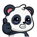 Emoji 7165pandathumbup