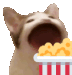 Emoji 3117popcateatpopcorn
