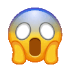 Emoji 8112screamemoji