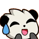Emoji Panda_SweatSmile