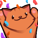 Emoji CatConfettiAnimated