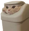 Emoji chatpoubelle