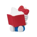 Emoji 9846hellokittyreadingbook