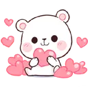 Emoji bearlove