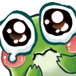 Emoji frogvrerycry