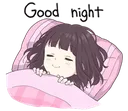 Emoji goodnight
