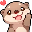 Emoji otter_wave