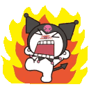 Emoji Kuromi_angry