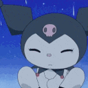 Emoji kuromi_sniff