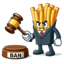 Emoji ban_frite