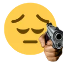Emoji PensiveGun