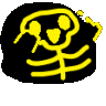 Emoji blobskull