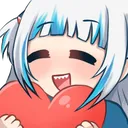 Emoji Y_Gawr_Gura_I_Love