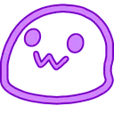 Emoji neonblobpurple