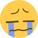 Emoji pleure