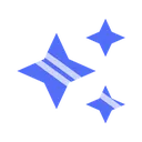 Emoji ShinyBlueSparkles