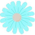 Emoji fleur_bleue