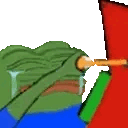 Emoji PeepoAddicted