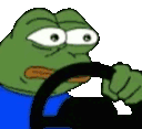 Emoji PepeDriving