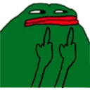 Emoji PepeMiddleFingers