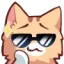 Emoji neko_sunglasses