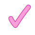 Emoji 11_check_pink
