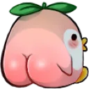 Emoji Fesse