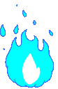 Emoji cyan_fire
