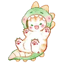 Emoji dinocat