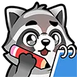 Emoji raccoonNote