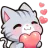 Emoji supra_cat_heart