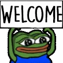 Emoji pepe_welcome