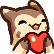 Emoji FurretHeart