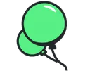 Emoji partyballoon_green
