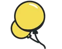 Emoji partyballoon_yellow