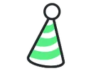 Emoji partyhat_green